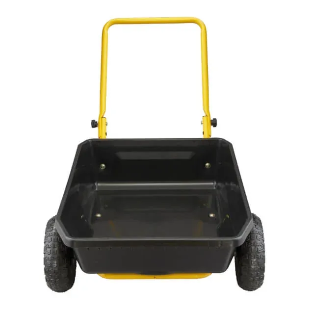 Gorilla GCR-4 4 cu. ft. two-wheel poly yard cart, gallery view 6