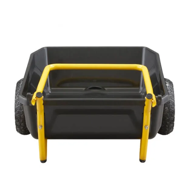 Gorilla GCR-4 4 cu. ft. two-wheel poly yard cart, gallery view 4