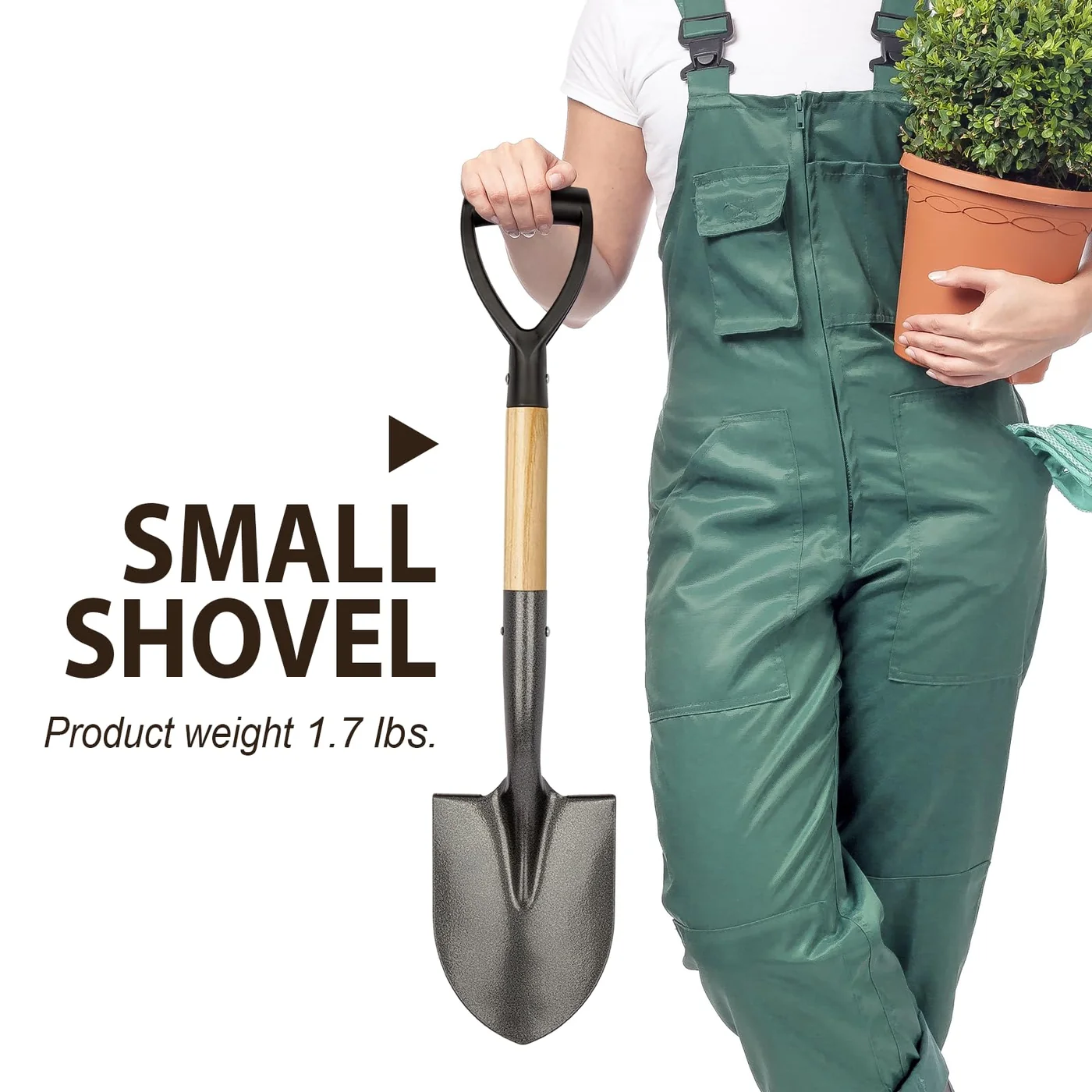 VNIMTI 28-inch D-handle garden shovel, product gallery view 8