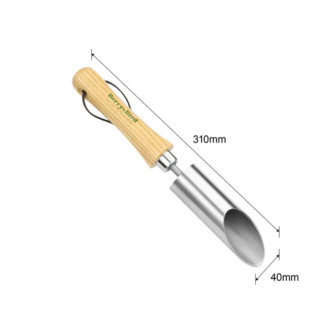 Berry&Bird stainless-steel hand bulb planter, product gallery view 2