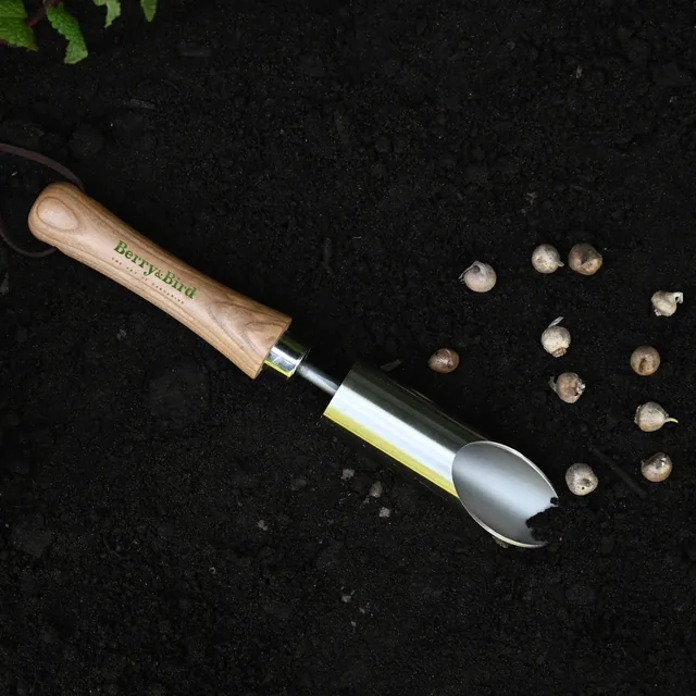 Berry&Bird stainless-steel hand bulb planter, product gallery view 5