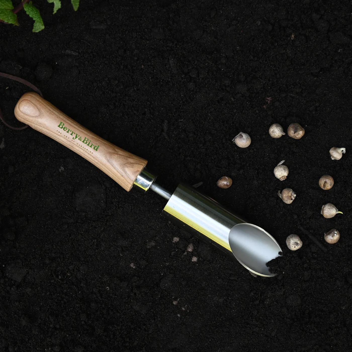 Berry&Bird stainless-steel hand bulb planter, product gallery view 5
