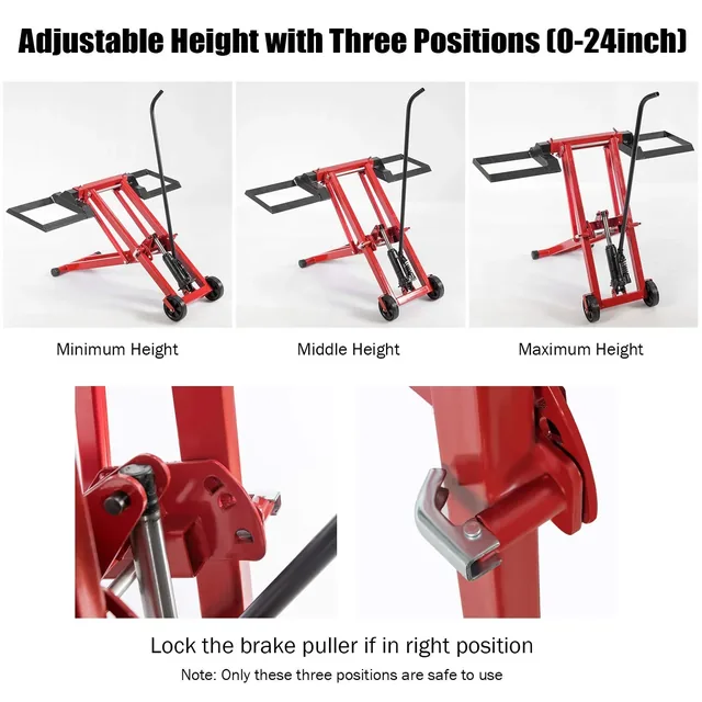 Goplus 500-pound hydraulic mower lift, product gallery view 4