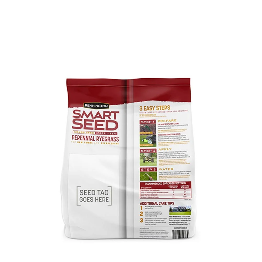 Pennington Smart Seed Perennial Ryegrass, 3 lb., product view 2