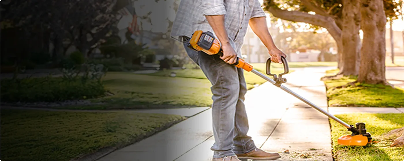 WORX WG183 string trimmer, manufacturer gallery view 1