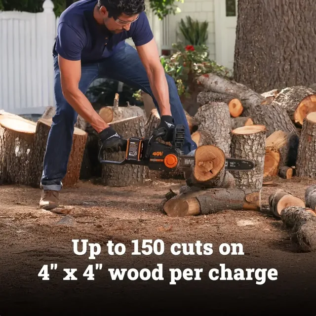 WORX WG385 chainsaw, manufacturer gallery view 2