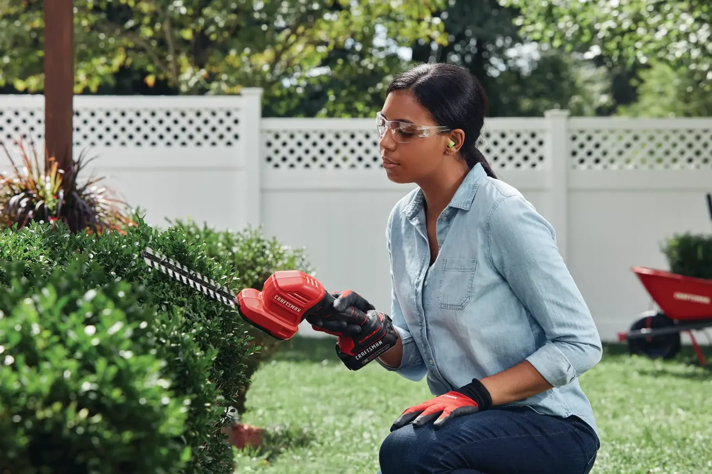 CRAFTSMAN CMCSS800C1 grass shear and shrub trimmer kit, product gallery view 4