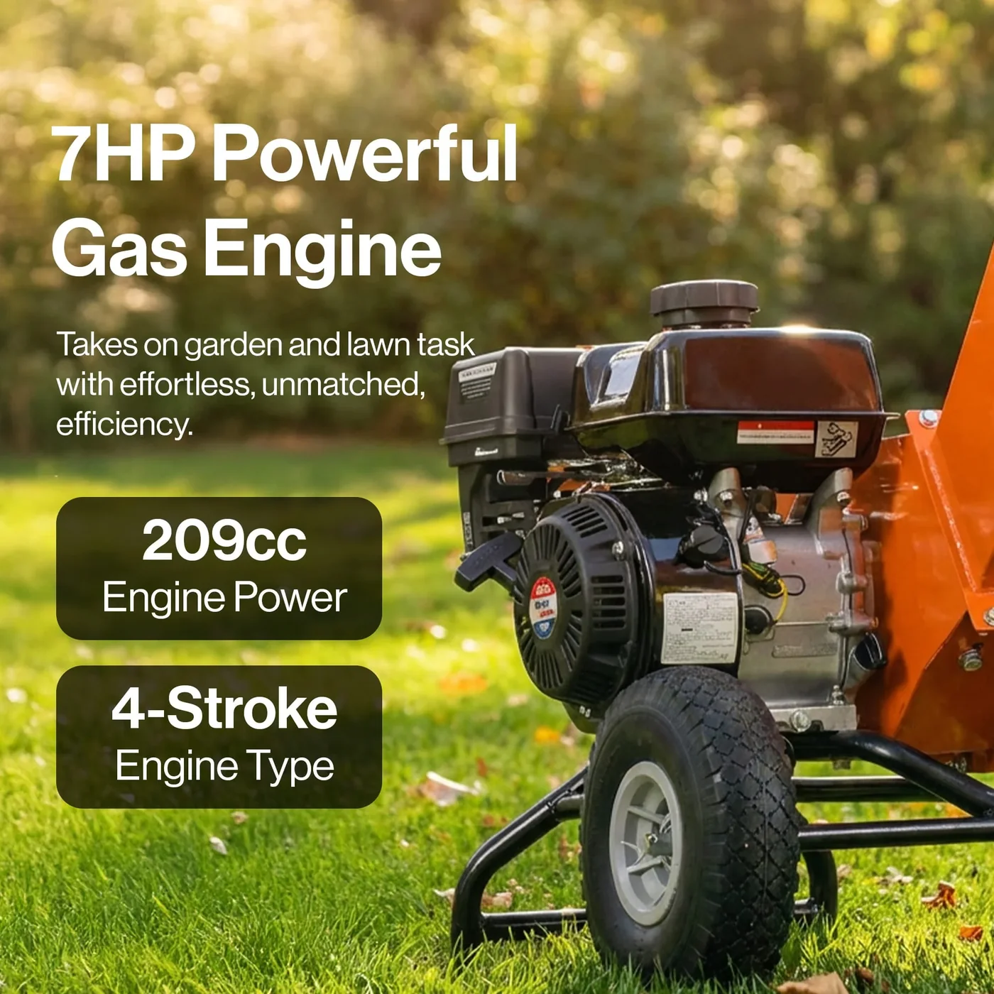 SuperHandy GBO006 wood chipper, manufacturer gallery view 2