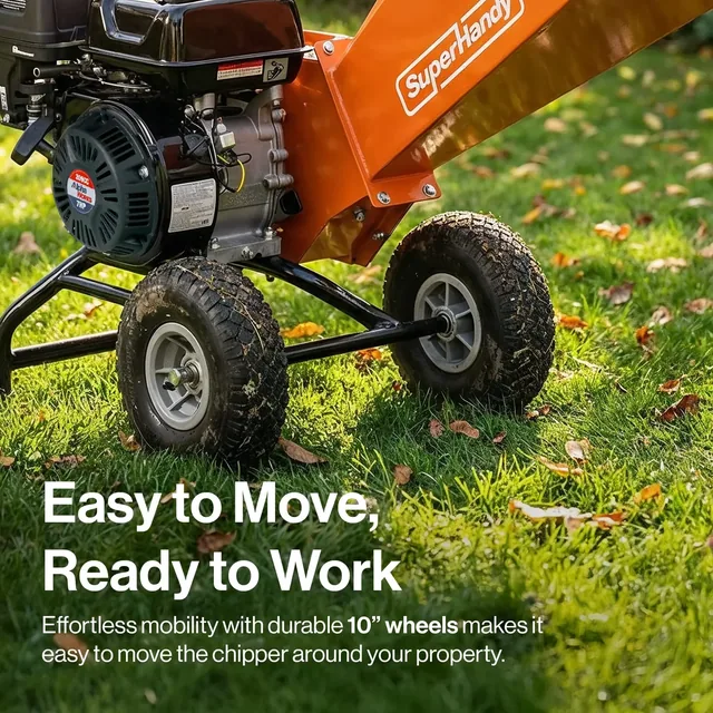 SuperHandy GBO006 wood chipper, manufacturer gallery view 6