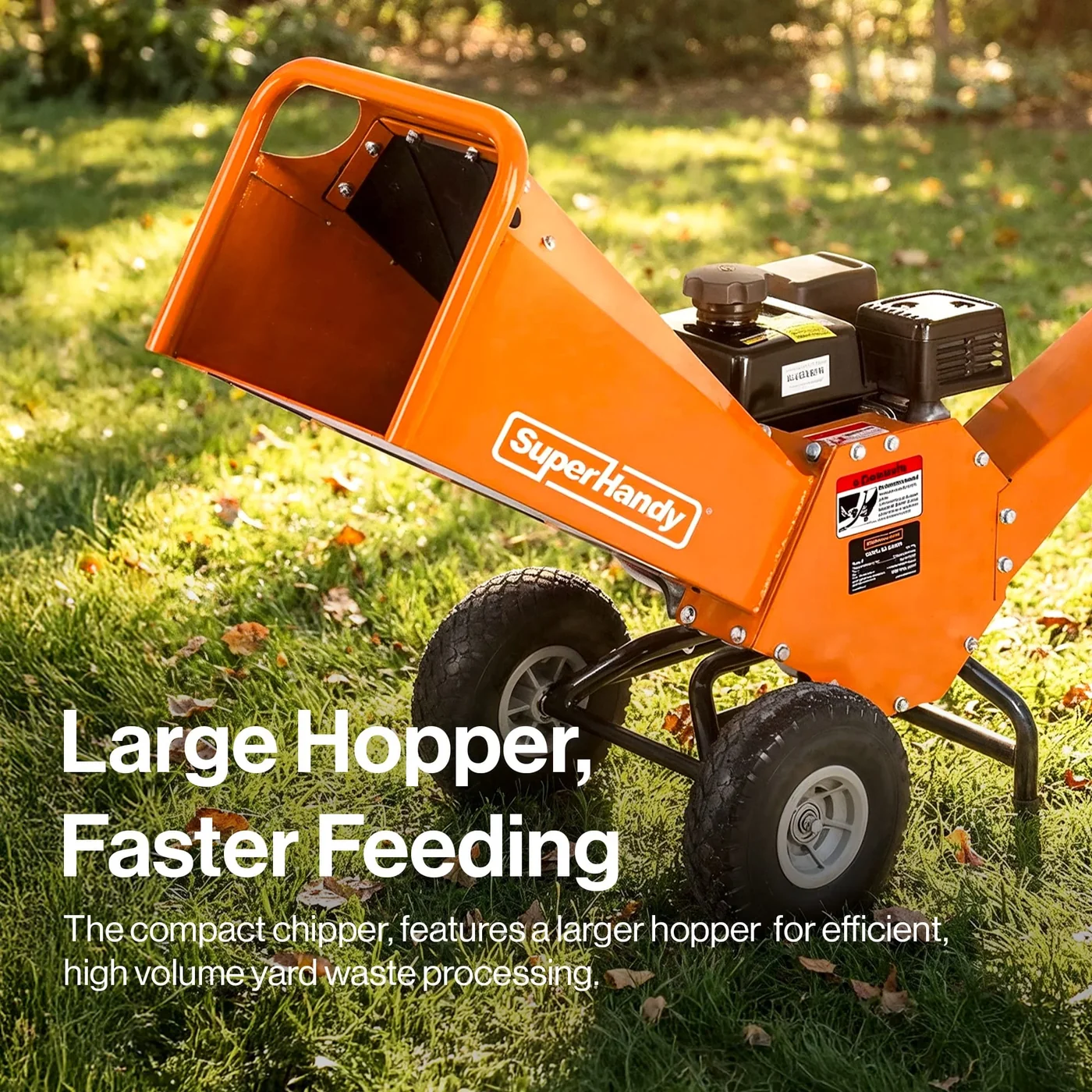 SuperHandy GBO006 wood chipper, manufacturer gallery view 4