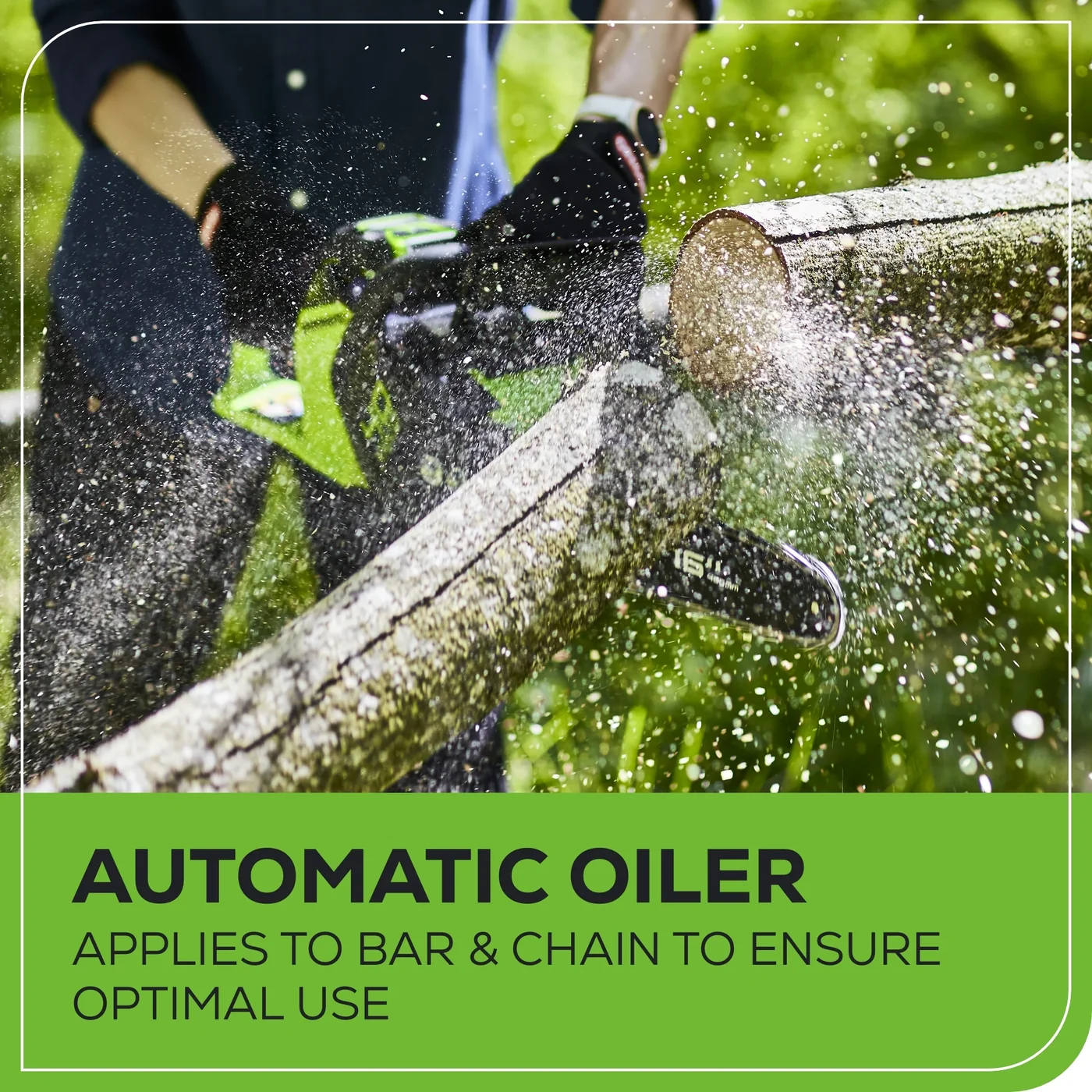 Greenworks CS40L02 chainsaw, manufacturer gallery view 6