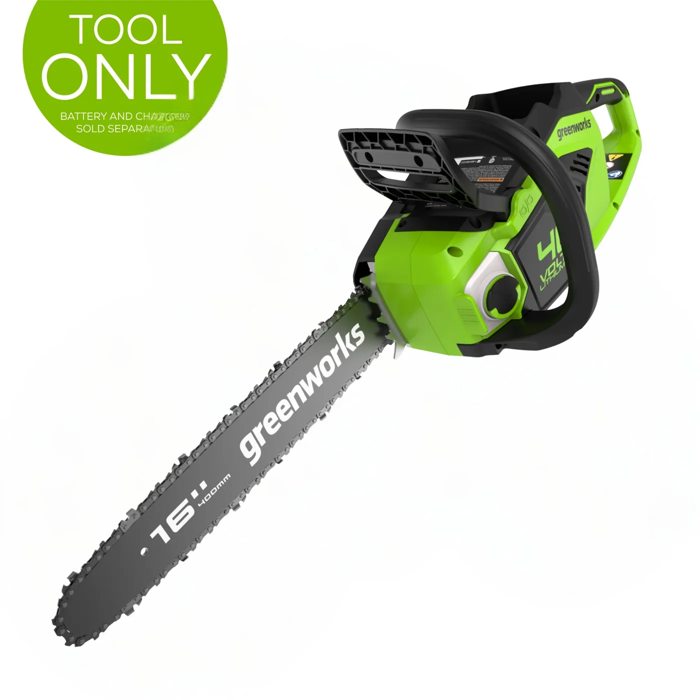Greenworks CS40L02 chainsaw, manufacturer gallery view 1