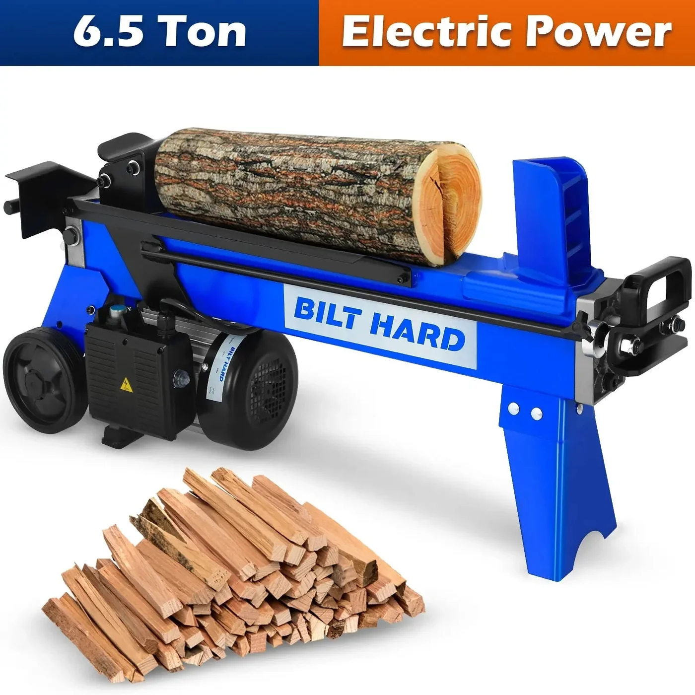 BILT HARD 6.5-ton electric log splitter, product gallery view 2
