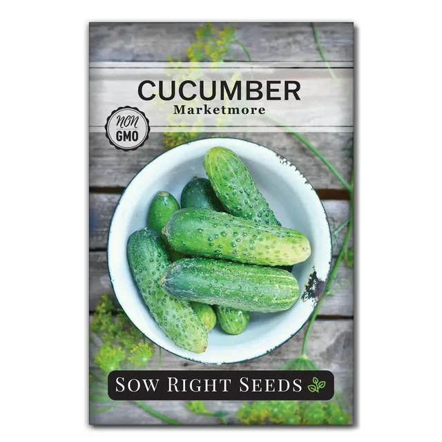 Sow Right Seeds Marketmore cucumber manufacturer product view 1