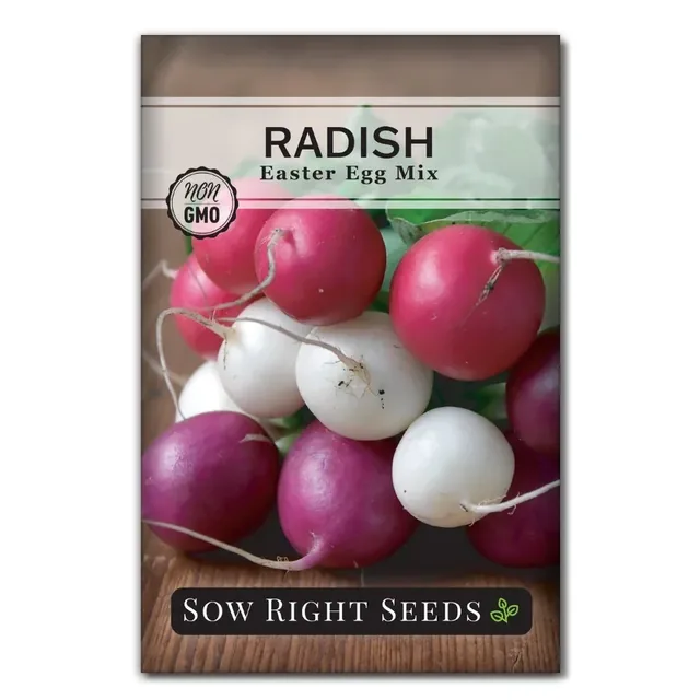 Sow Right Seeds Easter Egg radish mix manufacturer product view 1