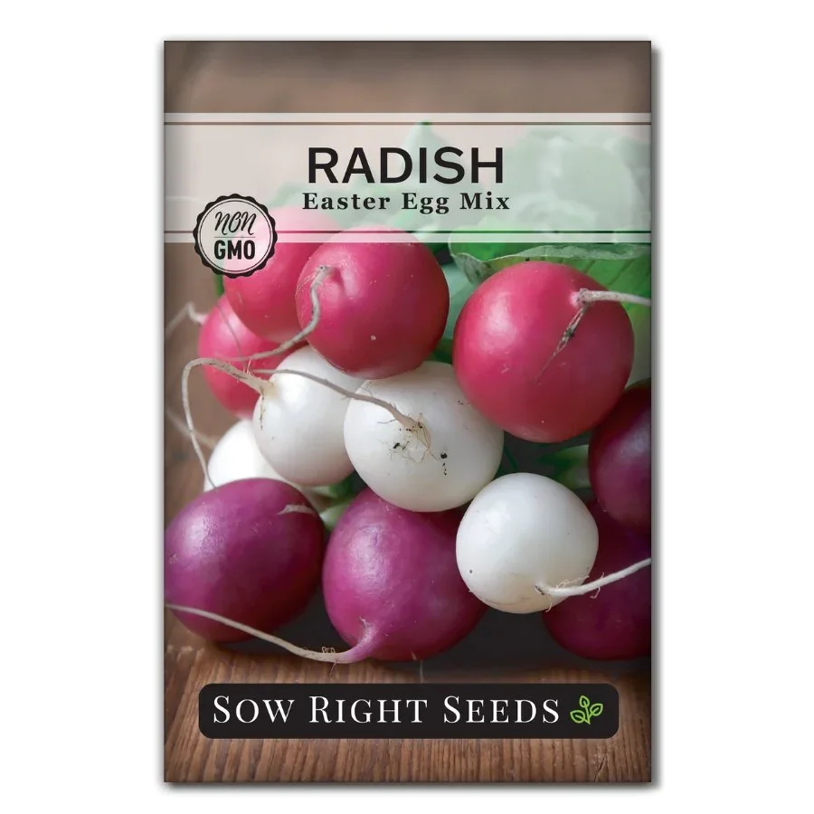 Sow Right Seeds Easter Egg radish mix manufacturer product view 1