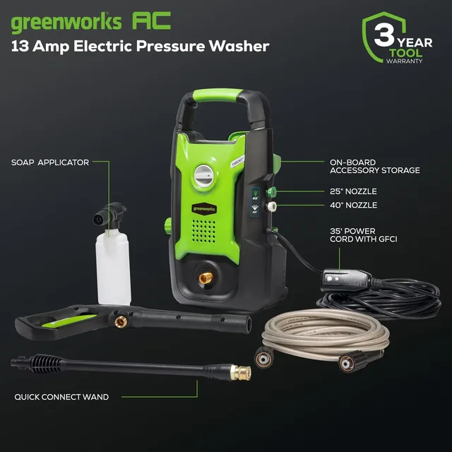 Greenworks GPW1602 pressure washer, manufacturer gallery view 3