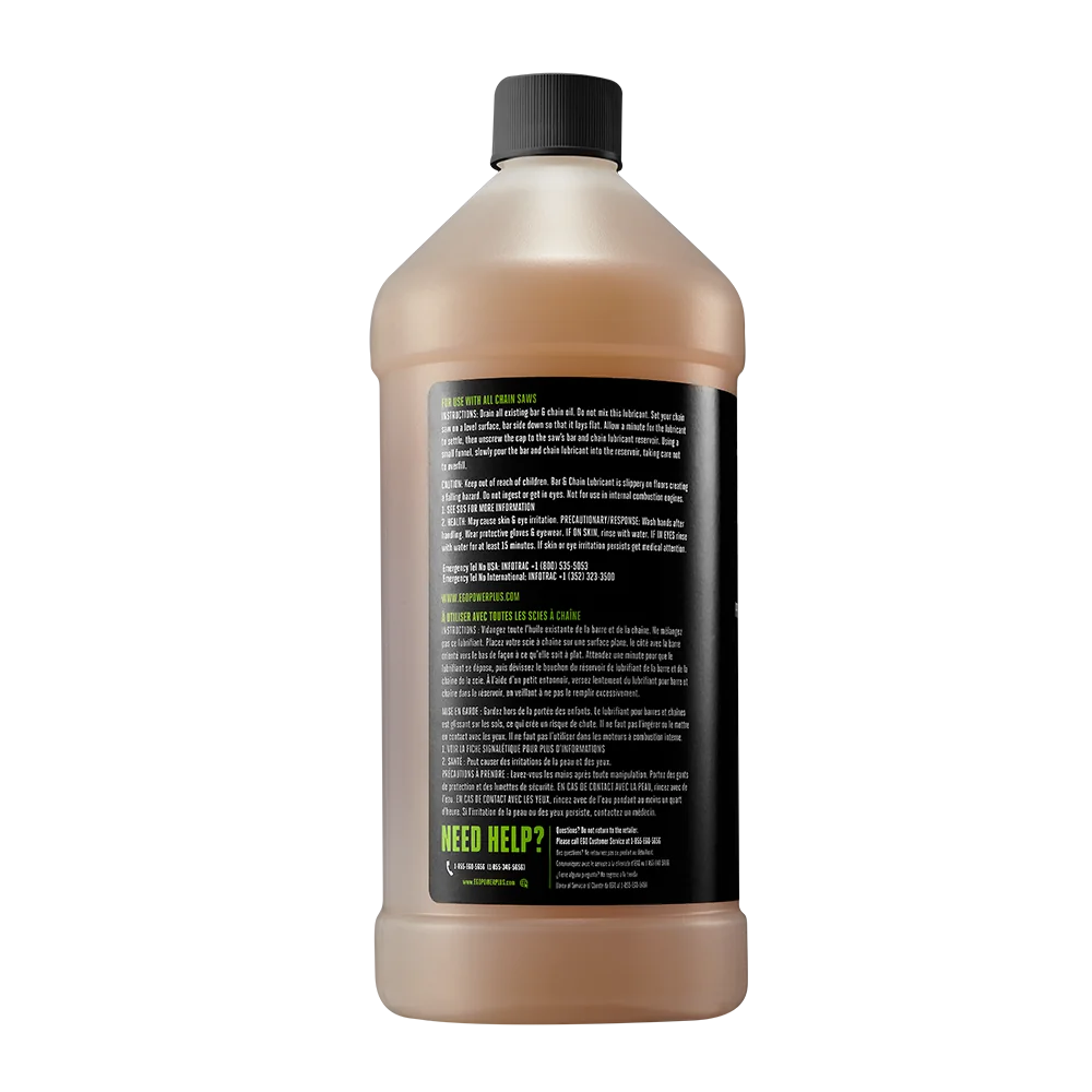 EGO AOL3200 bar and chain lubricant, 32 fl oz, product photograph 2