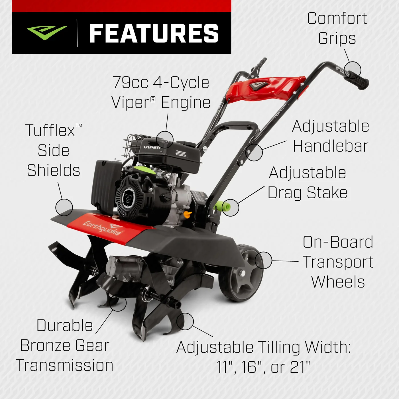 EARTHQUAKE 24734 cultivator, manufacturer gallery view 4
