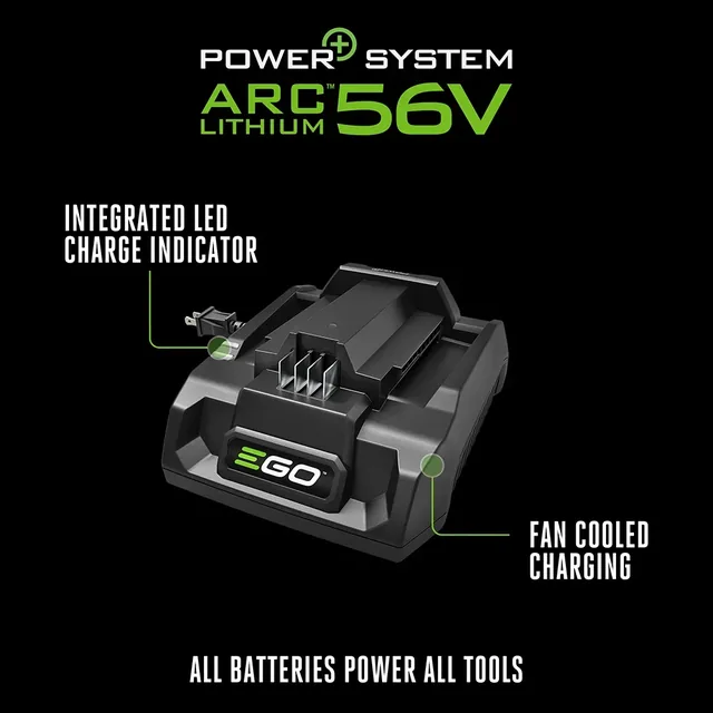 EGO CH3200 56V 320W charger, product photograph 2