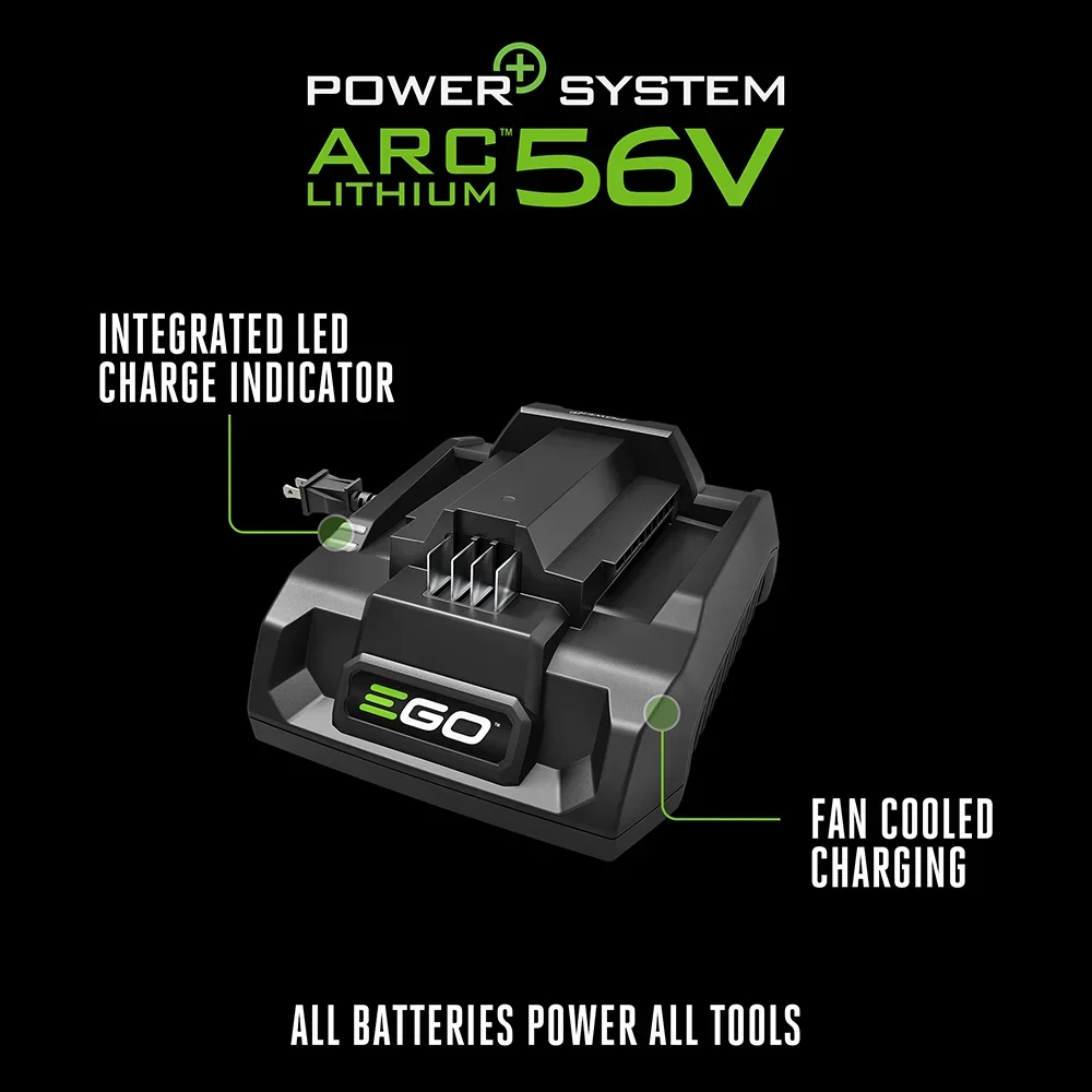 EGO CH3200 56V 320W charger, product photograph 2