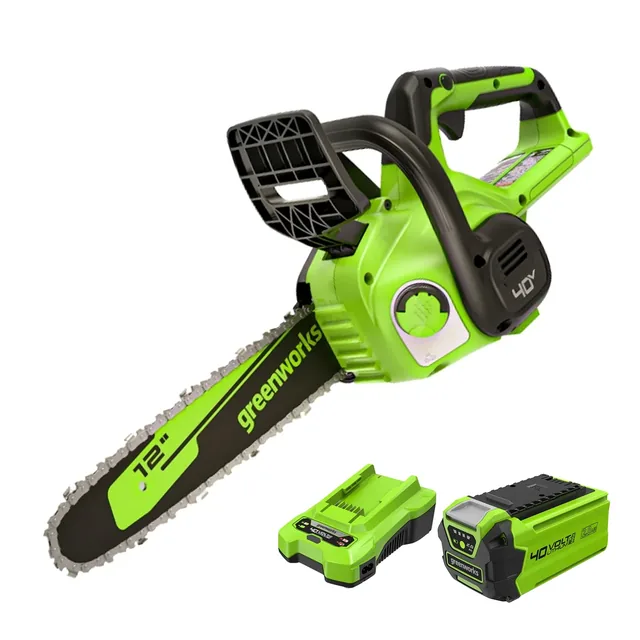 Greenworks CS40B210 chainsaw, manufacturer gallery view 1