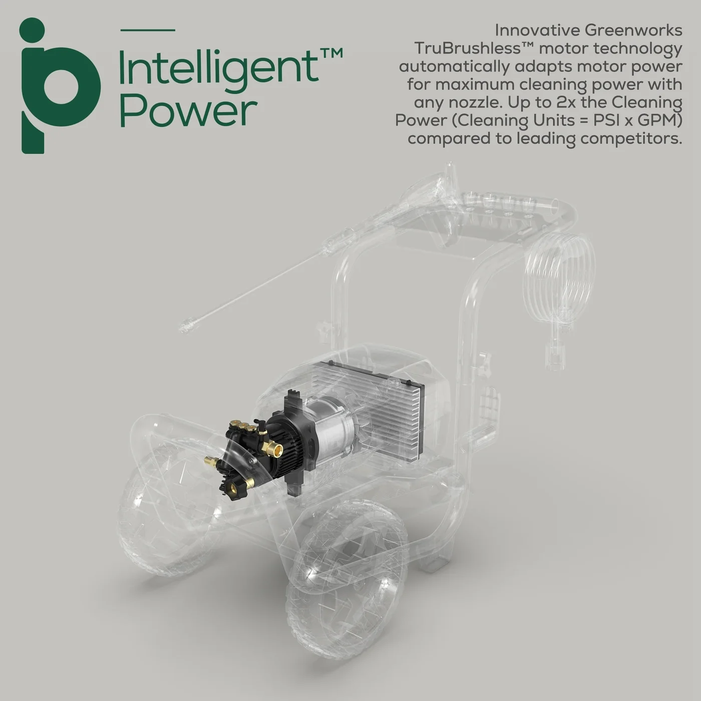 Greenworks GPW3001 pressure washer, manufacturer gallery view 5