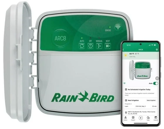 Rain Bird ARC8 eight-zone smart irrigation controller, product view 1