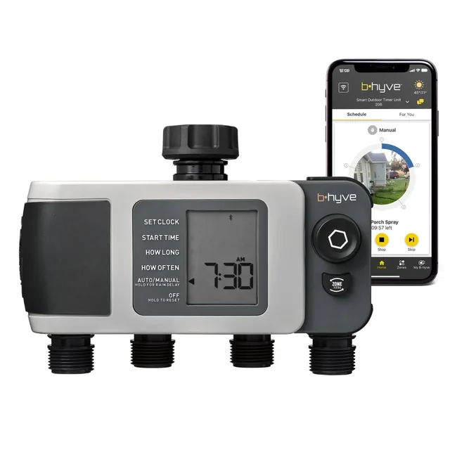 Orbit B-hyve XD 24634 Four-Outlet Bluetooth Hose Timer, product view
