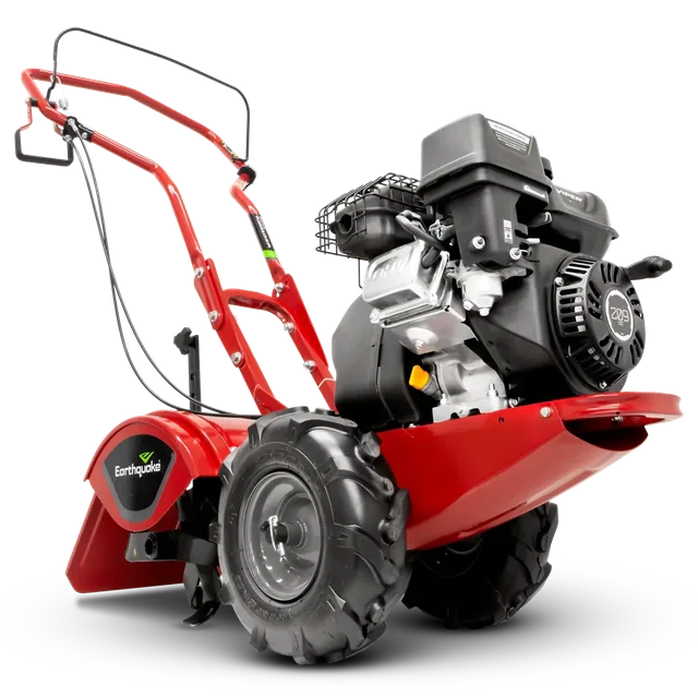 Earthquake Victory 209cc rear-tine tiller, an example of gas tillers