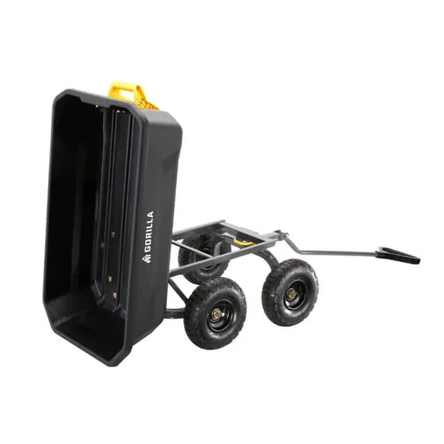 Gorilla GCG-4 poly dump cart, product gallery view 2