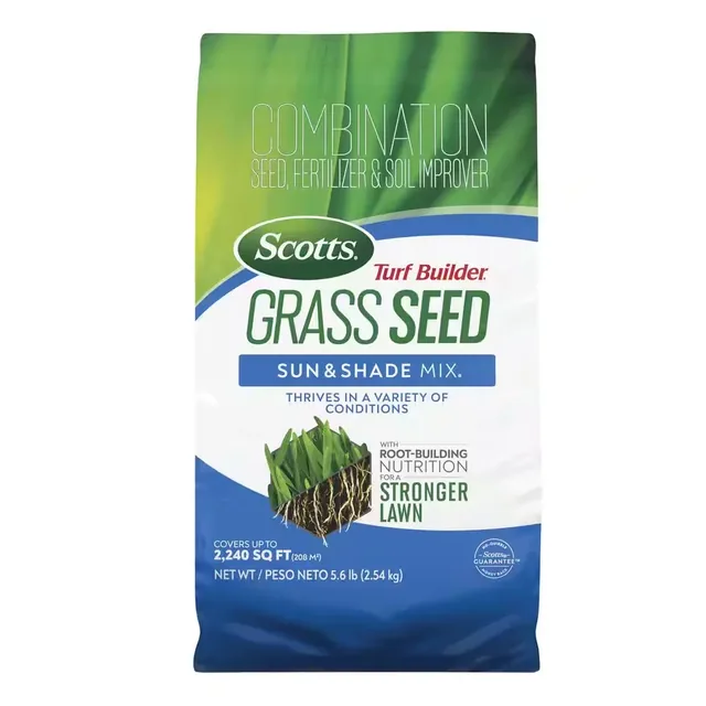 Scotts Turf Builder Sun & Shade Mix, 5.6 pounds, package photograph
