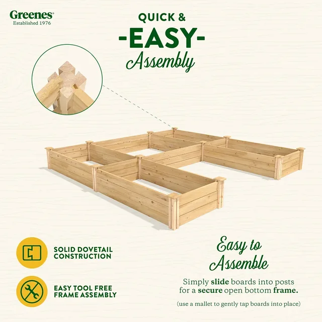 Greenes Fence RCOCUSB cedar raised bed manufacturer product view 3