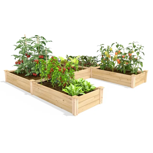 Greenes Fence RCOCUSB cedar raised bed manufacturer product view 1