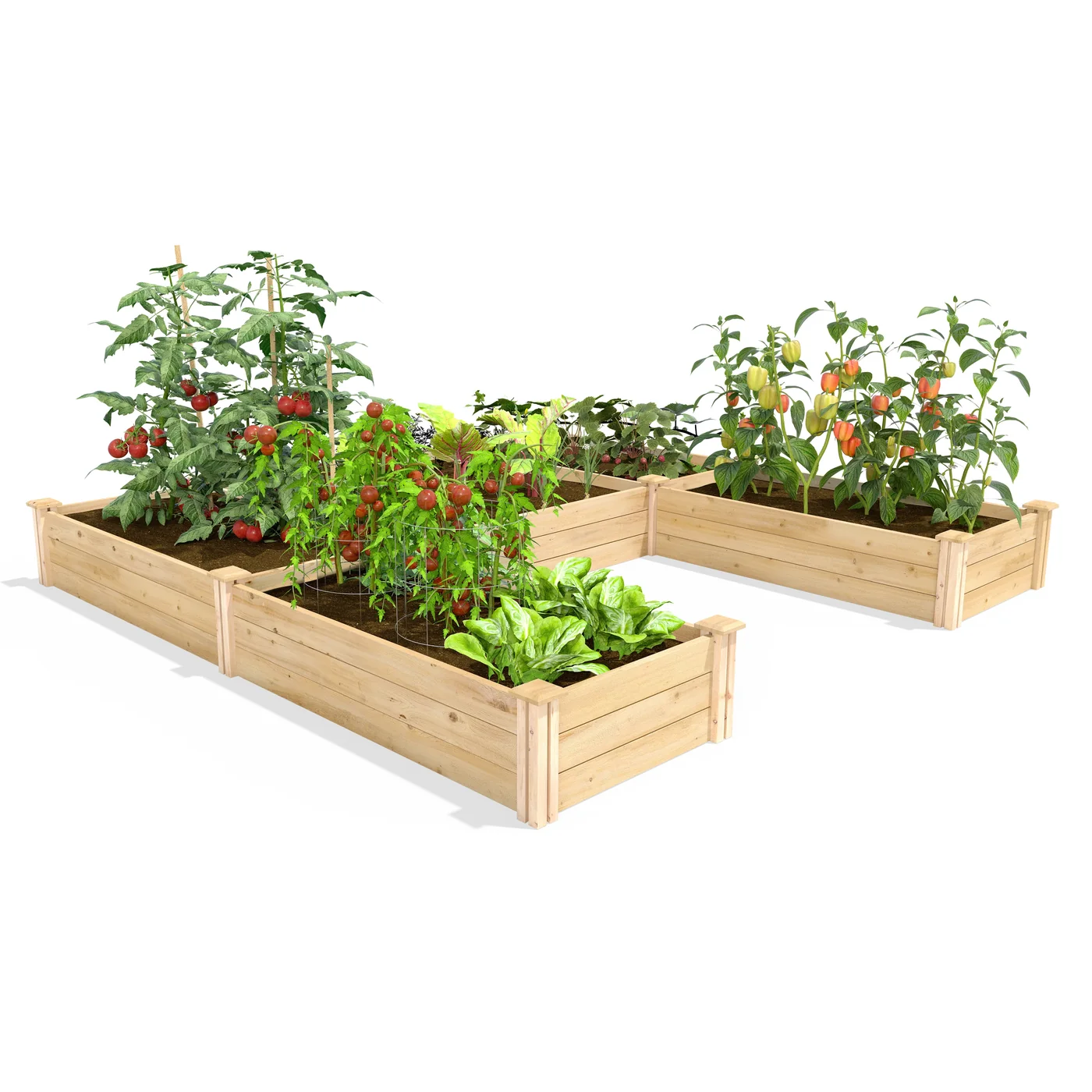 Greenes Fence RCOCUSB cedar raised bed manufacturer product view 1