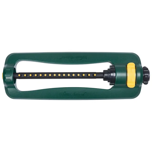 Melnor 65148AMZ sixteen-nozzle oscillating sprinkler, detail or garden-use view 3
