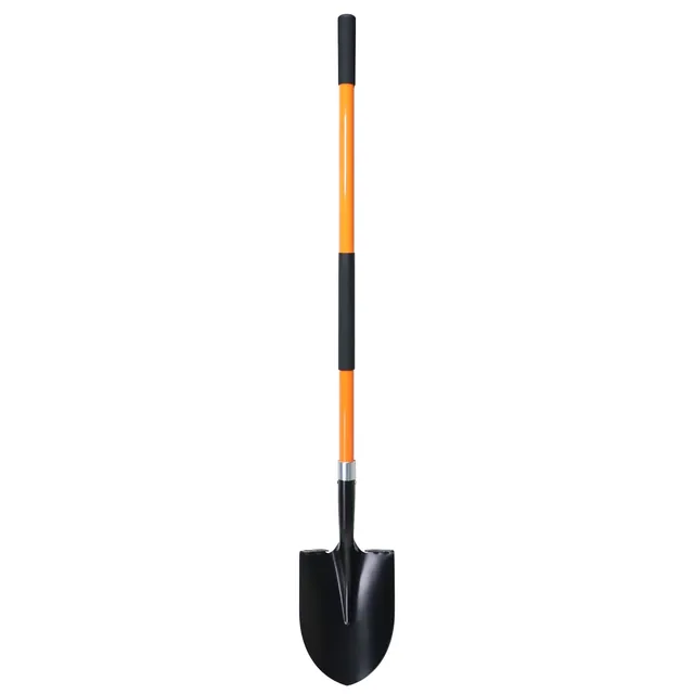 VNIMTI 56-inch digging shovel, orange, product gallery view 1