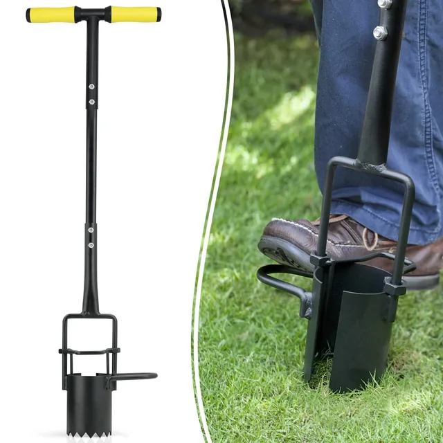 Colwelt 37-inch long-handle bulb planter, an example of bulb planters & seeders