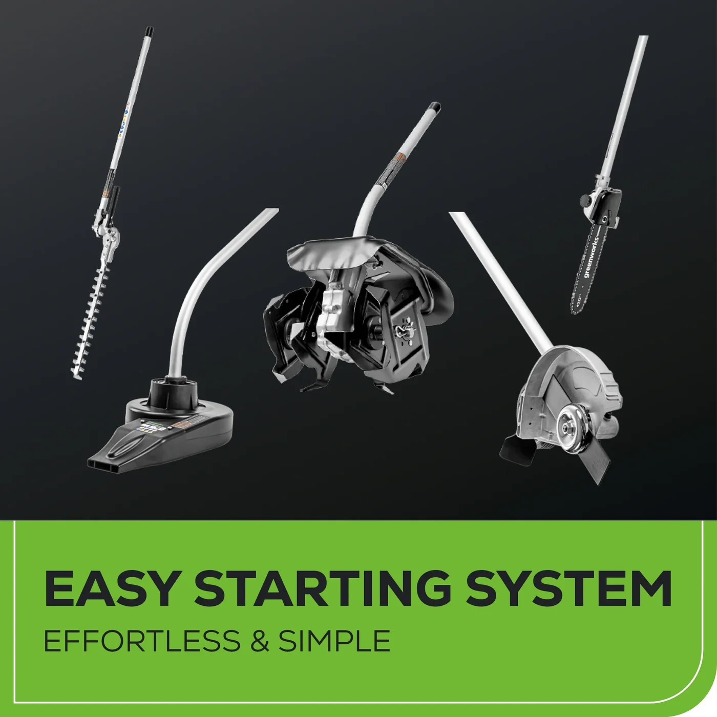 Greenworks ST60L413 string trimmer, manufacturer gallery view 6