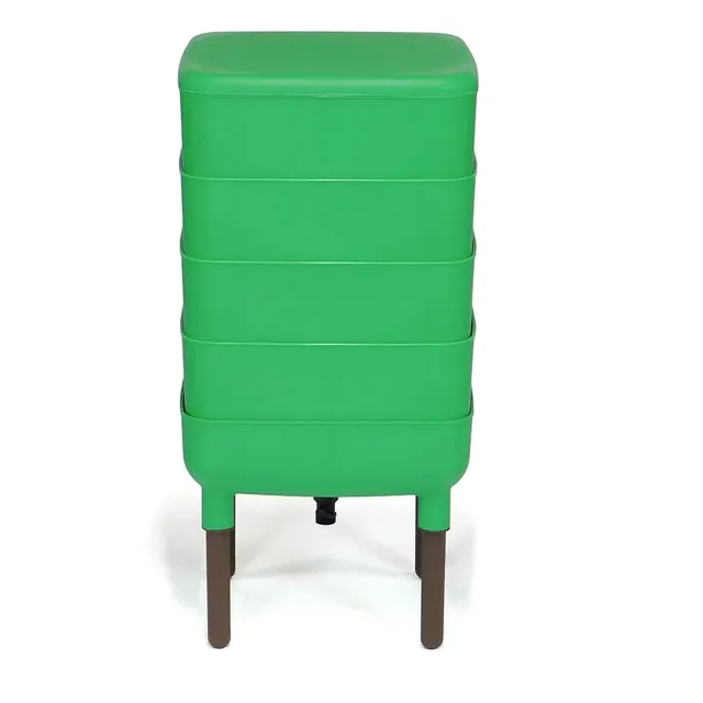 FCMP Essential Living four-tray worm composter, green manufacturer product view 3