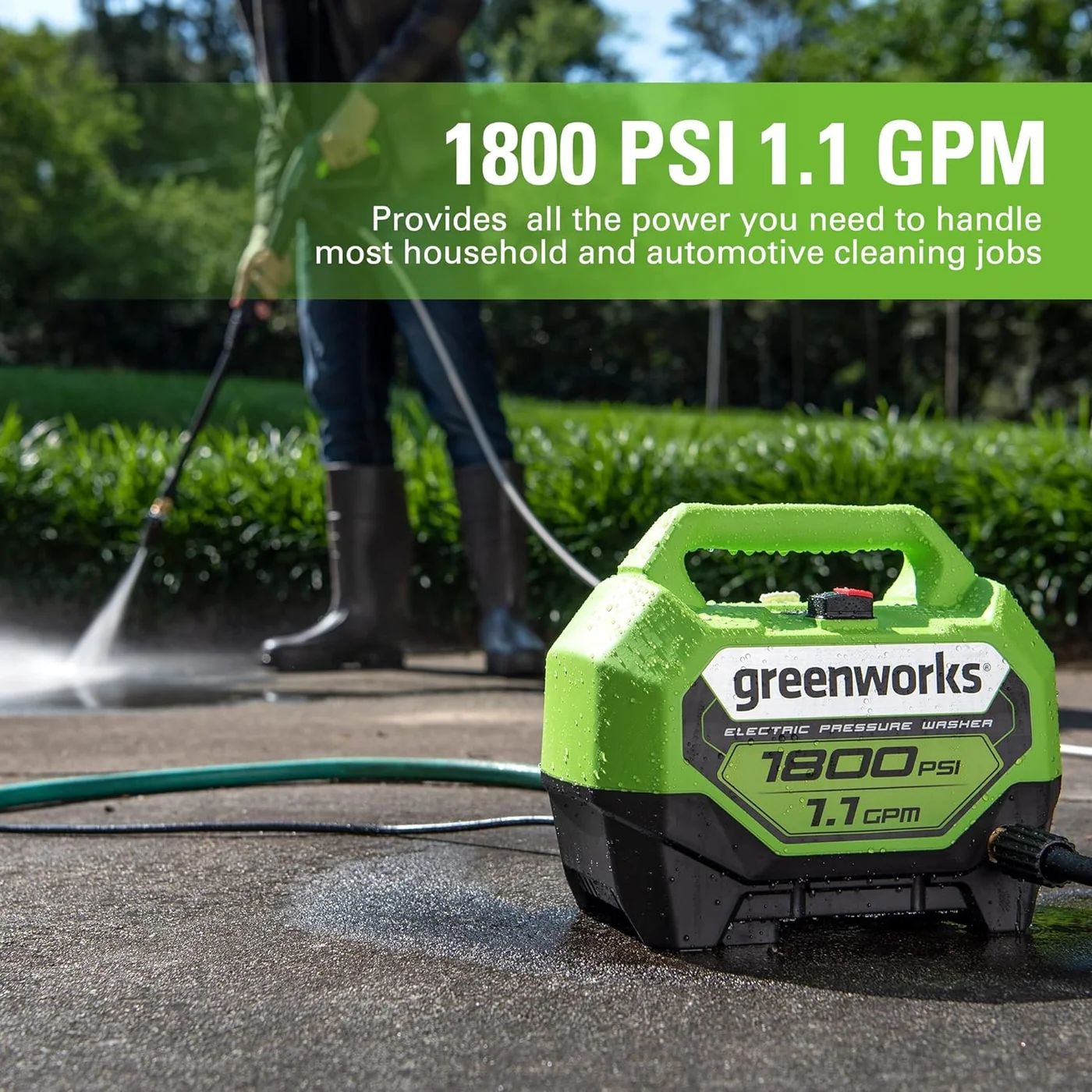 Greenworks 5110202 pressure washer, manufacturer gallery view 6