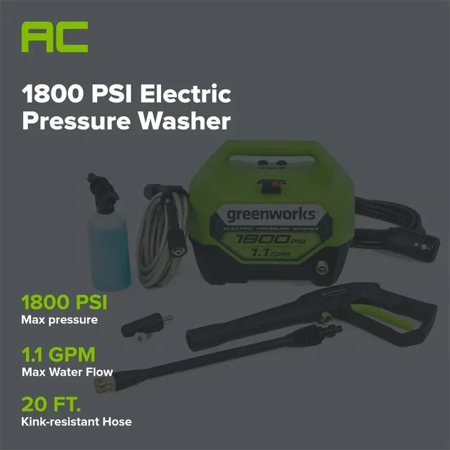 Greenworks 5110202 pressure washer, manufacturer gallery view 2
