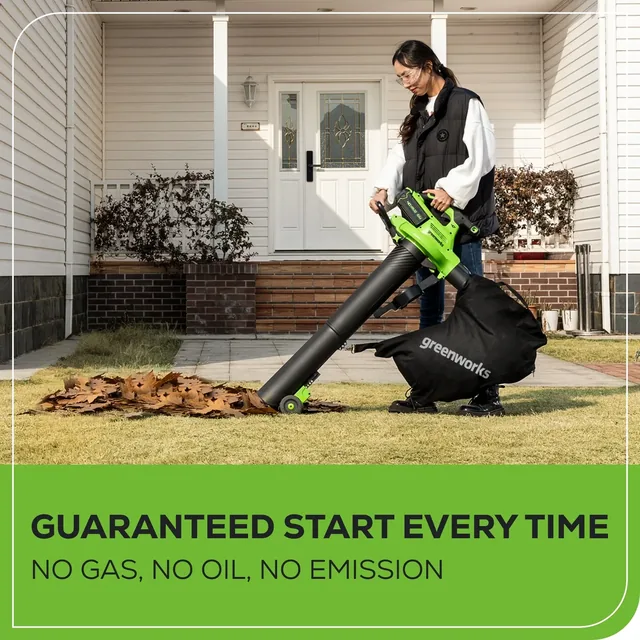 Greenworks BVF444 leaf vacuum, manufacturer gallery view 5