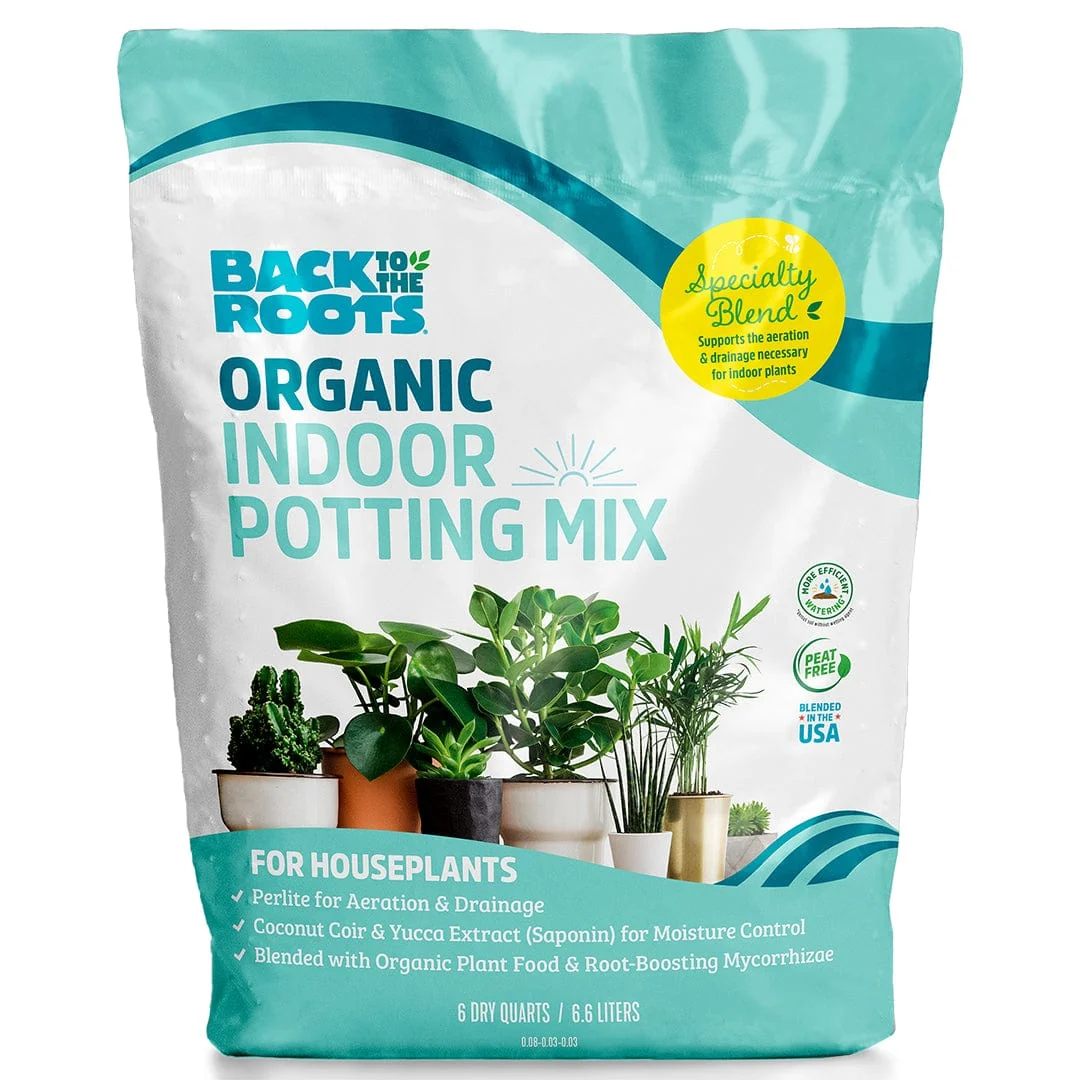 Back to the Roots 6-quart organic indoor potting mix, product photograph 1