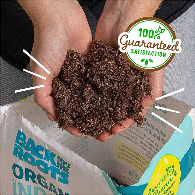 Back to the Roots 6-quart organic indoor potting mix, product photograph 4