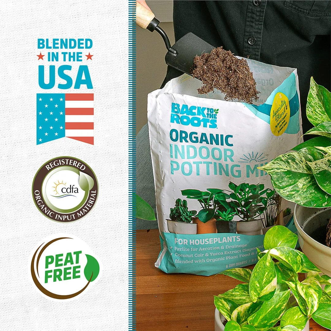 Back to the Roots 6-quart organic indoor potting mix, product photograph 3