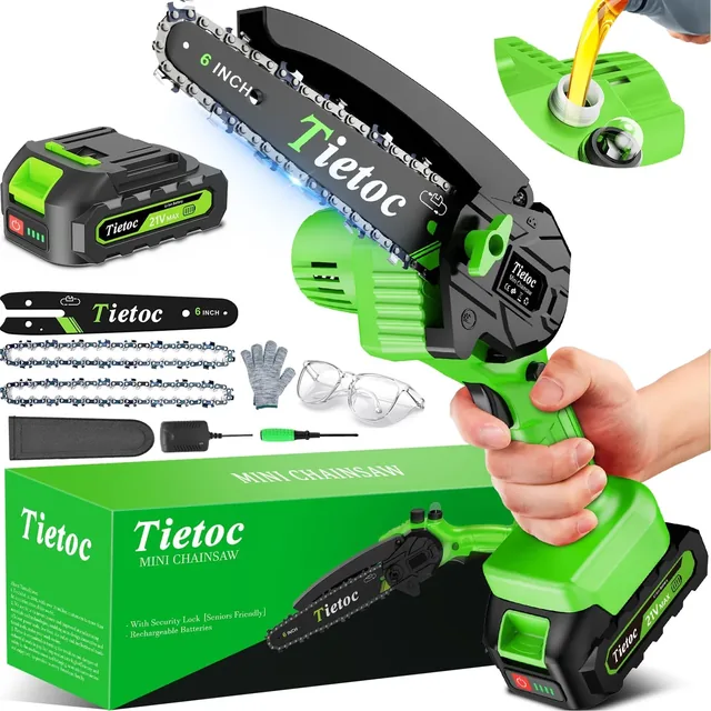 Tietoc MNCS-118 6-inch mini chainsaw, product gallery view 1