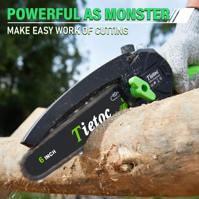 Tietoc MNCS-118 6-inch mini chainsaw, product gallery view 2