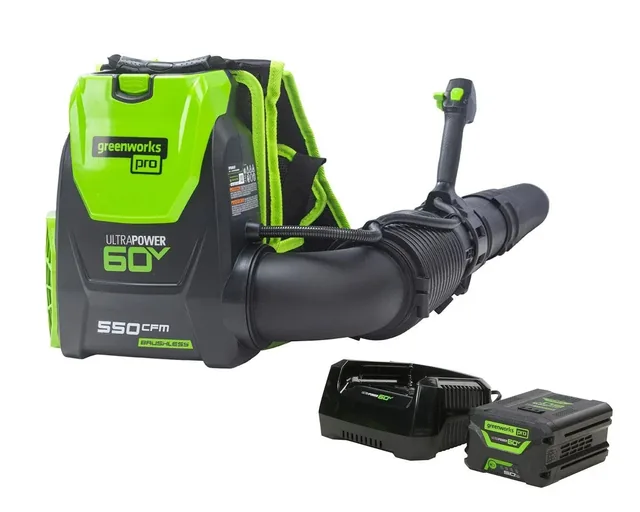 Greenworks BPB60L512 leaf blower, manufacturer gallery view 3