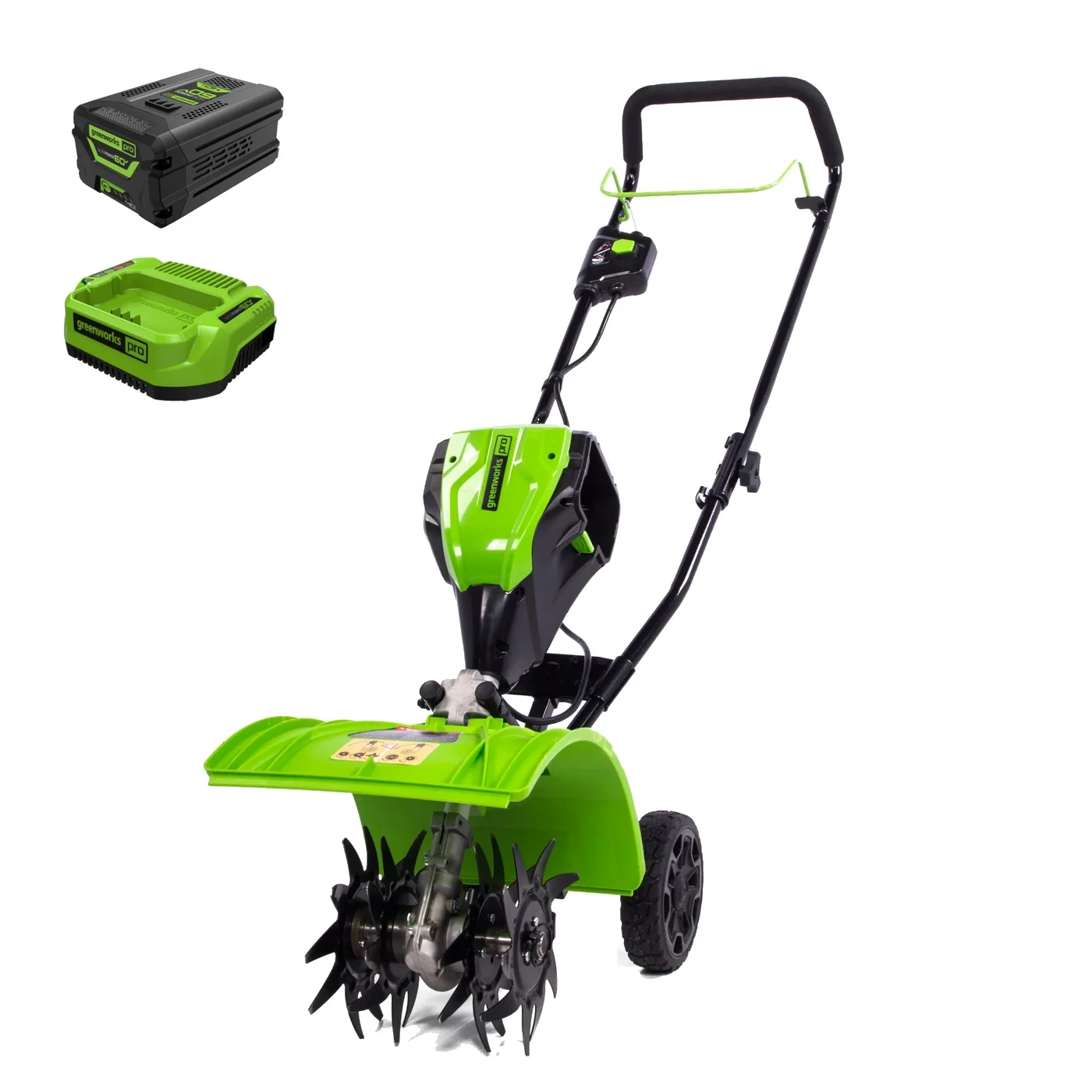 Greenworks TL60L410 cultivator, manufacturer gallery view 1